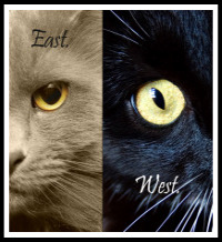 East and West.