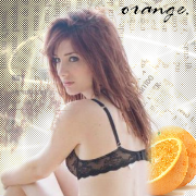 Orange.